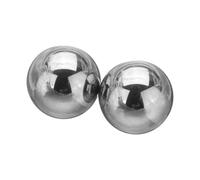 sourcing map 2 Pcs Tungsten Steel Bearing Balls 10 mm Carbide G10 Precision Ball for Industrial Spheres, Machinery, Automotive, and DIY (Mirror)