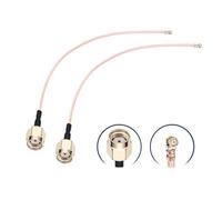 sourcing map 2 Pcs U.F.L1 to RP-SMA Male Coax Cable, 6''/15cm SMA Male to IPX MHF1 RG178 Coaxial Cable for Wireless Routers Antenna Mini PCI Wi-Fi Radios