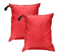 sourcing map 2 Pcs Wet Dry Bags, 16" x 20" Waterproof Travel Bags with Two Zippered Pockets, Gym Bag for Beach Pool Swim Suit and Wet Clothes Red