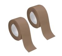 sourcing map 2 Rolls Brown Caulk Sealant Strip Waterproof Self Adhesive 1.5" x 10.5Ft Toilet Caulk Tape, Bathtub Caulk Sealing Strip for Kitchen Countertop, Sink, and Floor Edge Protector