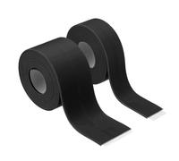 sourcing map 2 Rolls Caulk Tape Waterproof Self-Adhesive, Sealant Caulk Strip for Bathroom Bathtub Toilet Kitchen Countertop Floor Wall Edge Protector, Black, 0.9"x10.5ft, 1.5"x10.5ft