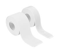 sourcing map 2 Rolls Caulk Tape Waterproof Self-Adhesive, Sealant Caulk Strip for Bathroom Bathtub Toilet Kitchen Countertop Floor Wall Edge Protector, White, 0.9"x10.5ft, 1.5"x10.5ft