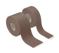 sourcing map 2 Rolls Caulk Tape Waterproof Self-Adhesive, Sealant Caulk Strip for Bathroom Bathtub Toilet Kitchen Countertop Floor Wall Edge Protector, Brown, 0.9"x10.5ft, 1.5"x10.5ft