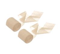 sourcing map 2 Rolls Chiffon Ribbon, 1-1/2 Inch x 5.5 Yard Silk Satin Ribbon, Shinny Silk Ribbon Fabric for Wedding Invitations, Bridal Bouquets, Gifts Wrapping, Bow Making, Pale Yellow