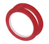 sourcing map 2 Rolls Red 0.26 Inch x 72 Yards Polyester Film Electrical Tape PET Tape High Temperature Heat Resistant Tape for Transformer Motor Wire 5S Positioning Logo,6.5mm x 66m