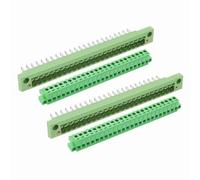 sourcing map 2 Set 24-Pin 5.08mm Pitch Pluggable Screw Terminal Block Connectors, PA66 300V 10A Through-Wall PCB Terminal Connectors for DIY Electronics Automation Power Modules, 22-12AWG Cable