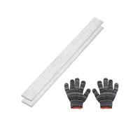 sourcing map 2 Set 304 Stainless Steel Flat Bar, 4 x 20 x 200mm Stainless Steel Bar with Gloves Stock Brushed Finish Trim Strips Sheet for Industry DIY Craft Making