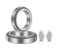 sourcing map 2 Set 32910 Tapered Roller Bearing Cone and Cup Set, 50mm Bore x 72mm OD x 15mm Width Bearing Steel Wheel Bearings Set with Gloves