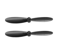 sourcing map 2 Set 55mm/2 Inch Mini Propellers, Special Props for 720 Hollow Cup Motor RC Aircraft Lightweight Drones Mini Quadcopter Accessories, Black