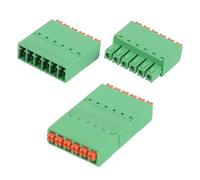 sourcing map 2 Set 6-Pin 3.81mm/0.15" Pitch PCB Mount Screw Terminal Block Connectors Straight No Soldering 15EDGKN Male & Female Connectors Plug for 22-16AWG