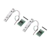 sourcing map 2 Set Digital Load Cell Weight Sensor 1KG + HX711 Module Weighing Sensor 24 Bit Precision A/D Dual-Channel for DIY Portable Electronic Kitchen Scale Kit