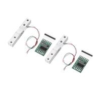 sourcing map 2 Set Digital Load Cell Weight Sensor 20KG + HX711 Module Weighing Sensor 24 Bit Precision A/D Dual-Channel for DIY Portable Electronic Kitchen Scale Kit
