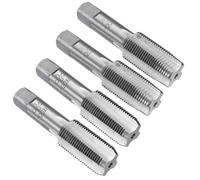sourcing map 2 Set Metric Hand Taps, M20 x 1.5 H2 Thread Taper + Bottom Tap, 9CrSi Alloy Tool Steel Screw Threading Milling Tapping Tool Kit