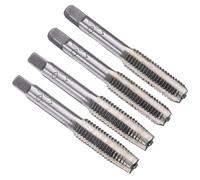 sourcing map 2 Set Metric Hand Taps, M8 x 1.25 H2 Thread Taper + Bottom Tap, 9CrSi Alloy Tool Steel Screw Threading Milling Tapping Tool Kit