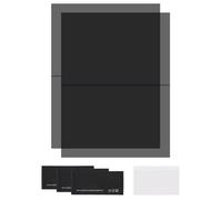 sourcing map 2 Set Polarized Film, 12.9" Adhesive Polarized Sheets Linear Polarizing Filter with Cleaning Kit Scraper for LCD Screen Repair Physics Education, 0 Degree