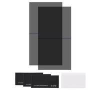sourcing map 2 Set Polarized Film, 5.9 x 3.1 Inch Adhesive Polarized Sheets Linear Polarizing Filter with Cleaning Kit Scraper for LCD Screen Repair Physics Education, 0 Degree