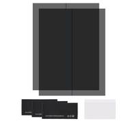 sourcing map 2 Set Polarized Film, 6.5 x 8.6 Inch Adhesive Polarized Sheets Linear Polarizing Filter with Cleaning Kit Scraper for LCD Screen Repair Physics Education, 90 Degree