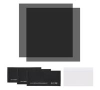 sourcing map 2 Set Polarized Film, 6 x 6 Inch Universal Adhesive Polarized Sheets Linear Polarizing Filter with Cleaning Kit Scraper for LCD Screen Repair Physics Education (150x150mm)
