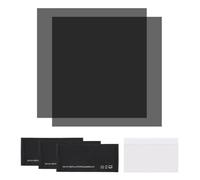 sourcing map 2 Set Polarized Film, 7.1 x 7.1 Inch Universal Adhesive Polarized Sheets Linear Polarizing Filter with Cleaning Kit Scraper for LCD Screen Repair Physics Education