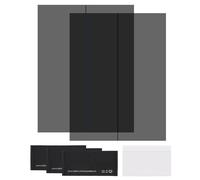 sourcing map 2 Set Polarized Film, 7.9" Adhesive Polarized Sheets Linear Polarizing Filter with Cleaning Kit Scraper for LCD Screen Repair Physics Education, 90 Degree