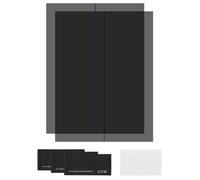 sourcing map 2 Set Polarized Film, 7.9 x 10.5 Inch Adhesive Polarized Sheets Linear Polarizing Filter with Cleaning Kit Scraper for LCD Screen Repair Physics Education, 90 Degree