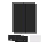sourcing map 2 Set Polarized Film, 9.7" Adhesive Polarized Sheets Linear Polarizing Filter with Cleaning Kit Scraper for LCD Screen Repair Physics Education, 90 Degree