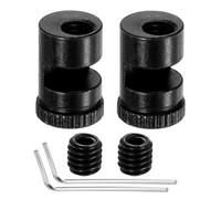 sourcing map 2 Set Thumb Stud 2.5mm Stainless Steel Folding Tool Thumb Studs Replacement Universal Tool Accessories with Hex Wrench for Buck 110 Automatic Other EDC Pocket Tool, Black