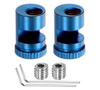 sourcing map 2 Set Thumb Stud 3.1mm Stainless Steel Folding Tool Thumb Studs Replacement Universal Tool Accessories with Hex Wrench for Buck 110 Automatic Other EDC Pocket Tool, Blue
