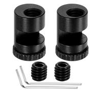 sourcing map 2 Set Thumb Stud 3.1mm Stainless Steel Folding Tool Thumb Studs Replacement Universal Tool Accessories with Hex Wrench for Buck 110 Automatic Other EDC Pocket Tool, Black