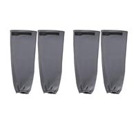 sourcing map 2 Set Welding Sleeves 20" Flame Retardant Cotton Welding Work Sleeves Fit Men and Women Heat Resistant Arm Protection Gardening Sleeve for Welding Machining Metal Handling, Gray