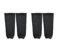 sourcing map 2 Set Welding Sleeves 20" Flame Retardant Cotton Welding Work Sleeves Fit Men and Women Heat Resistant Arm Protection Gardening Sleeve for Welding Machining Metal Handling, Black