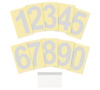 sourcing map 2 Sets/20 Pcs Mailbox Numbers for Outside, 3 Inch 0-9 Vinyl Self-Adhesive Numbers Stickers Waterproof House Sticker with Scraper for Signs Doors Address, White