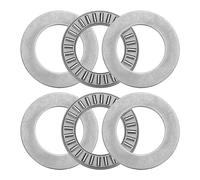 sourcing map 2 Sets NTA1423+2TRA Thrust Needle Roller Bearings with Washers, 7/8 x 1-7/16 x 5/64 inch Heat Resistant Chrome Steel Needles Roller Bearing