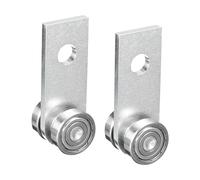 sourcing map 2 Wheel Trolley Assembly Rollers, Bearing Trolley Assembly for Use with 1-5/8" Wide and All 1-5/8" or Taller Strut Channel, 2 Pairs