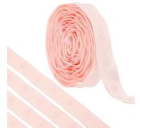sourcing map 2 Yard Snap Button Tape for Sewing, Cotton Snap Button Trim Fastener Buckles Tape for Clothes Fabric DIY Craft, Misty Rose