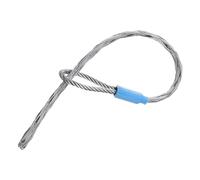sourcing map 20-25MM Single Head Wire Threader Cable Socks Puller Galvanized Steel Wire Cover Grip Tube Net Pipe Suitable for Conduit Wire Rope - 1 pcs