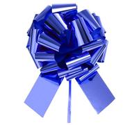 sourcing map 20"/50cm Car Extra Giant Large Pull Bow Christmas Metallic Gift Wrapping Bows Ribbon for Wedding Car Baskets Presents Big Gift Bow, Blue