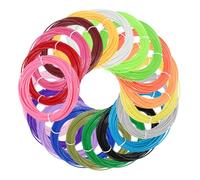sourcing map 20 Colors ABS 3D Pen Printer Filament Refills, Each Color 32.8 Feet Total 656 Feet 1.75mm Printing Filament for Most 3D Printing Pens