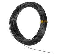 sourcing map 20 Gauge 0.8mm Aluminum Wire, 100 Feet Bendable Metal Craft Armature Wire for Jewelry Making DIY Beading Floral Wreath Wrapping Sculpting, Black