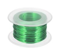 sourcing map 20 Gauge / 0.8mm Anodized Aluminum Wire for Jewelry Craft Making, 102 Feet Bendable Flexible Wire for DIY Home Decor Gardening Sculpture, Green