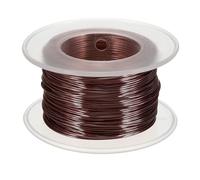 sourcing map 20 Gauge / 0.8mm Anodized Aluminum Wire for Jewelry Craft Making, 102 Feet Bendable Flexible Wire for DIY Home Decor Gardening Sculpture, Bronze