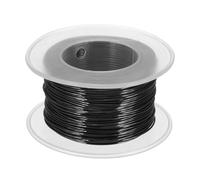 sourcing map 20 Gauge / 0.8mm Anodized Aluminum Wire for Jewelry Craft Making, 102 Feet Bendable Flexible Wire for DIY Home Decor Gardening Sculpture, Black