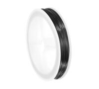 sourcing map 20 Gauge(0.8MM) Copper Wire for Jewelry Making Tarnish Resistant Beading Wire for Jewelry Making Crafts Supplies, Black,24M