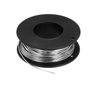 sourcing map 20 Gauge/0.8mm Nichrome 80 Cr20Ni80 Heating Resistance Wire 66ft High Temperature for Electronic Components Repairing, Black