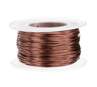 sourcing map 20 Gauge Aluminum Craft Wire 0.8mm 98.5ft Flexible Bendable Anodized Metal Jewelry Sculpting Wire for Jewelry Making Modelling Craft DIY, Bronze