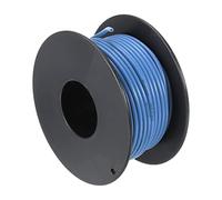 sourcing map 20 Gauge Silicone Wire 20AWG Stranded Wire High Temperature Hookup Tinned Copper 15m/50ft Blue Spool for Model Wiring, DIY Wiring