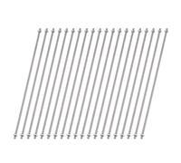 sourcing map 20 Pack 8/32 Inch M4 Threaded Rods Studs with Hex Nuts, 20 Pcs M4 Stainless Steel Fully Threads Studs Rods, 40 Pcs Fully Threaded Hex Nuts for DIY Beaded Garden Stakes (10 Inch)
