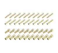 sourcing map 20 Pairs Banana Plugs Connector 2mm/3.5mm Male Female Banana Plug for Speaker Wire RC Battery ESC Motor