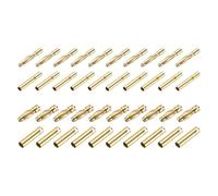 sourcing map 20 Pairs Banana Plugs Connector 2mm/3mm Male Female Banana Plug for Speaker Wire RC Battery ESC Motor