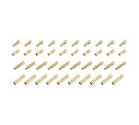 sourcing map 20 Pairs Banana Plugs Connector 3.5mm/4mm Male Female Banana Plug for Speaker Wire RC Battery ESC Motor